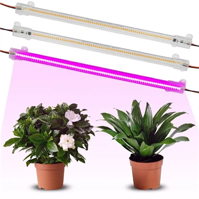 Premium AC220V SMD Rigid LED Grow Light Bar - Full Spectrum For Hydroponic Systems