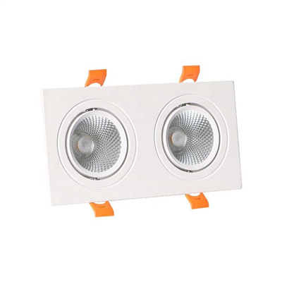 Recessed LED Downlight - Square COB Spotlight (Single/Double/Triple Head)