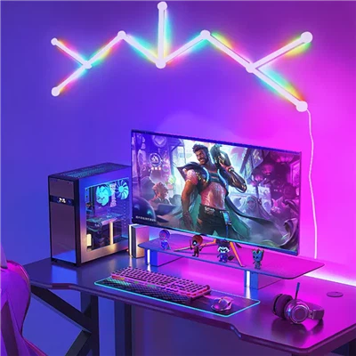 Smart RGB LED Wall Lights – Music Sync & Gaming Room Decor