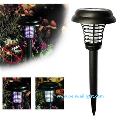 Solar Mosquito Killer Lamp - IP65 Waterproof Outdoor Insect Zapper With LED Light