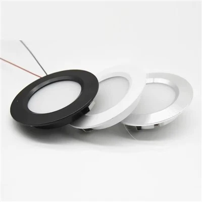 3W Mini LED Recessed Downlight | 12V/24V Cabinet Spotlight with Adjustable Dimming