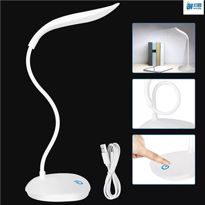 Touch Dimmable USB Rechargeable LED Desk Light