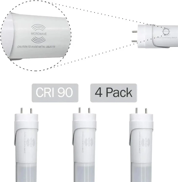 T8 Microwave Motion Sensor Led Night Light