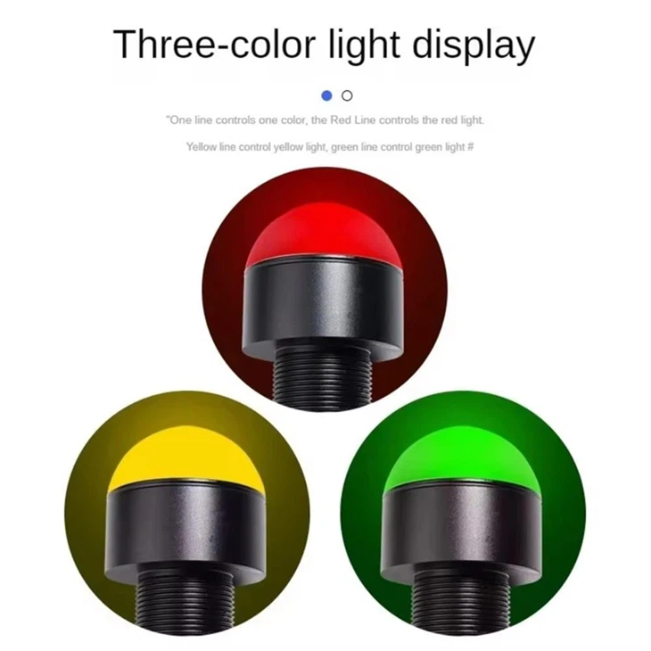 Tri-Color CNC Warning Light W/ Buzzer (12V/24V Dome) price