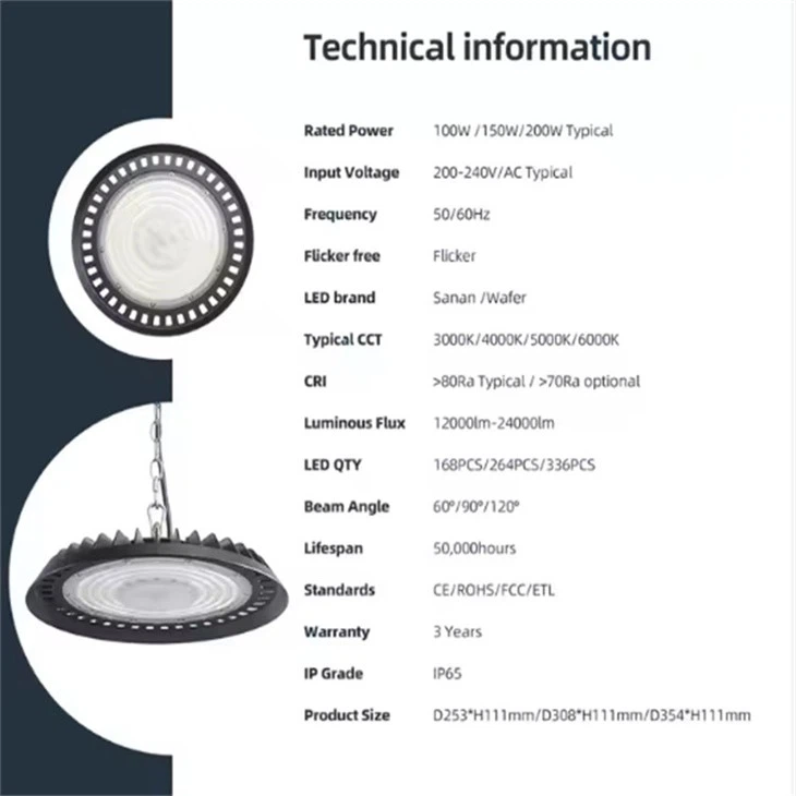 UFO LED High Bay Lights 200W