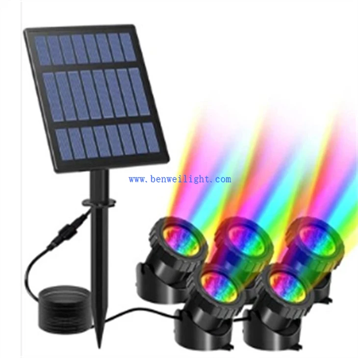 Waterproof Solar Yard Spotlight (1)
